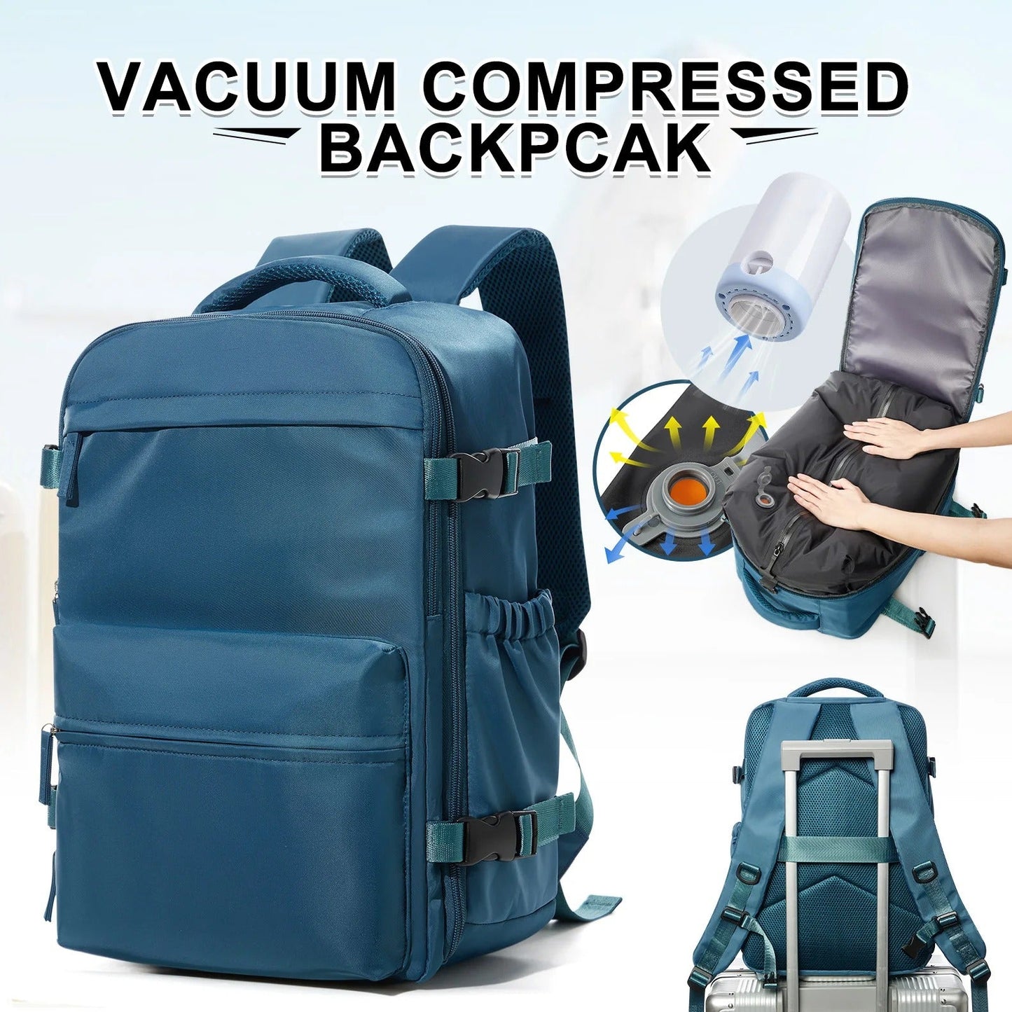 Nomi™ — VoyageAir Backpack (Pump Included)