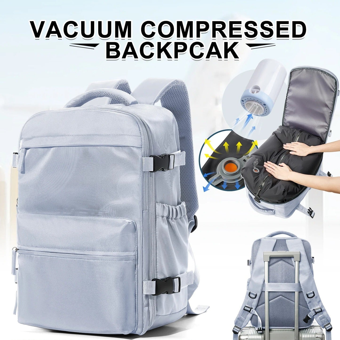 Nomi™ — VoyageAir Backpack (Pump Included)
