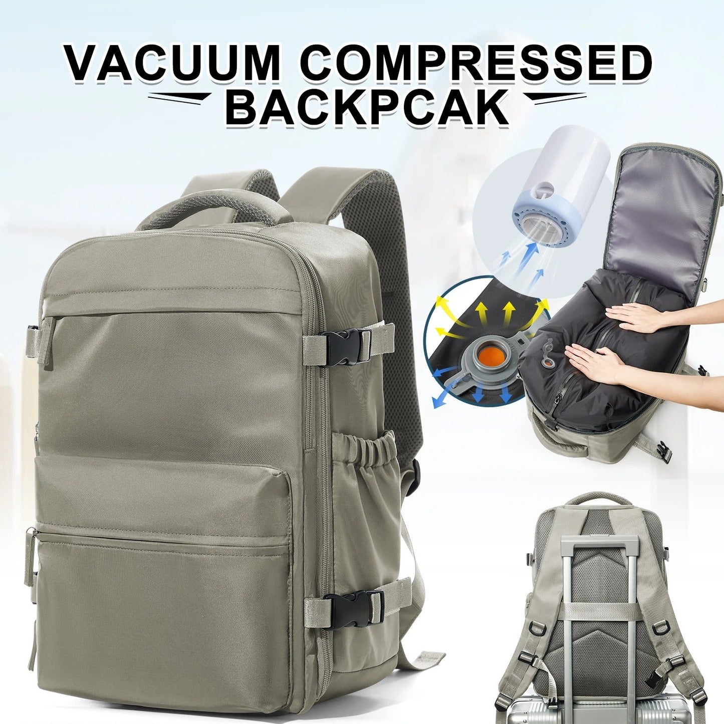 Nomi™ — VoyageAir Backpack (Pump Included)