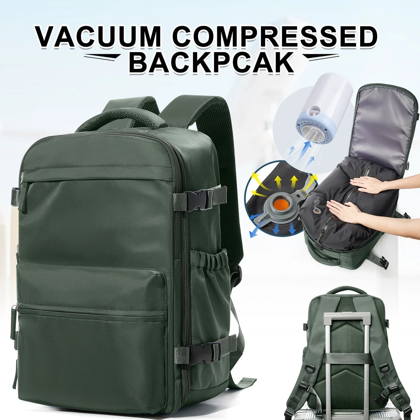 Nomi™ — VoyageAir Backpack (Pump Included)